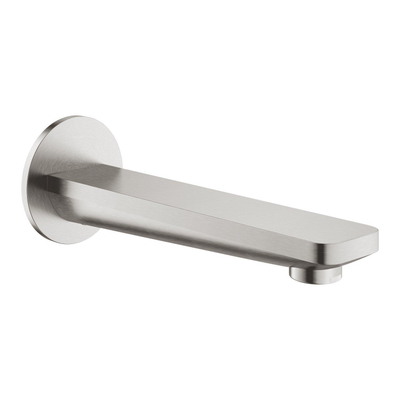 GROHE Lineare baduitloop wandmontage sprong 17cm supersteel