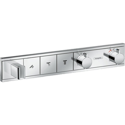 Hansgrohe RainSelect afbouwdeel voor inbouw douchekraan thermostatisch voor 3 functies met handdouchehouder 52.7x90cm chroom