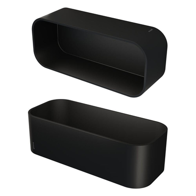 Geesa Frame Douchemand / Planchet 25cm Zwart