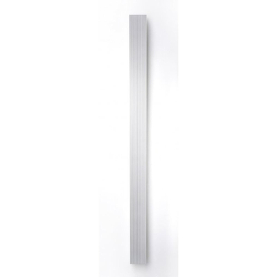 Vasco Bryce Mono designradiator aluminium verticaal 1800x150mm 586W - aansluiting 0066 quarts bruin (RAL9810)