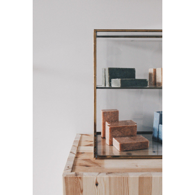 Wellmark Zeep Vegan Soap Bar Peach green tea Coral OUTLETSTORE