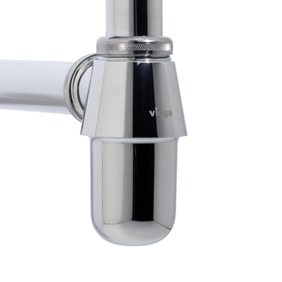 Viega universele plug bekersifon met muurbuis 5/4 met rozet chroom