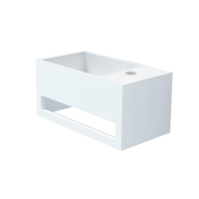 Best Design Mona Rechts fontein incl.handdoekhouder Just Solid 33x18x16cm
