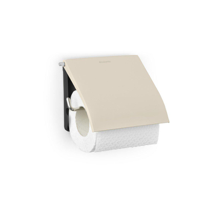 Brabantia ReNew toiletrolhouder met klep Soft Beige