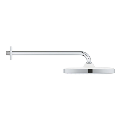 GROHE Tempesta 250 Cube Hoofddouche - 25cm - 1 straalsoort - wandarm 38cm - chroom/wit