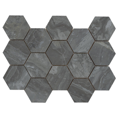 Cifre Ceramica Luxury wandtegel - 32.5x22.5cm - Natuursteen look - Dark gepolijst (zwart)