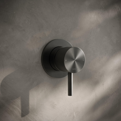 Hotbath Archie Inbouw douche mengkraan BGP Geborsteld Gunmetal PVD