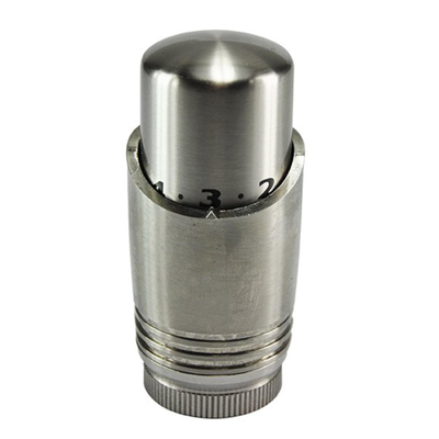 Riko luxe thermostaatknop M-30 geborsteld staal