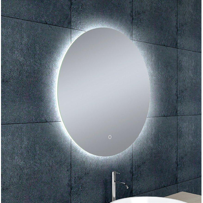 Wiesbaden Soul spiegel rond met LED, dimbaar en spiegelverwarming 60 cm