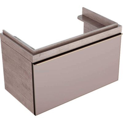 Geberit Citterio onderbouwkast 88.4x55.4x50.4cm met 1 lade beige/taupe