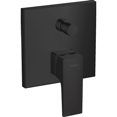 Hansgrohe Metropol afbouwdeel v. inbouw badkraan met omstel m. zekerheidscombinatie mat zwart