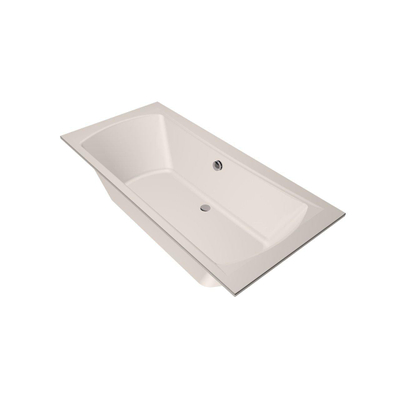 Xenz Robijn Inbouwbad - 190x90cm - inhoud 320L - met afvoer - Creme mat