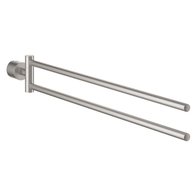 GROHE Atrio Handdoekhouder - 48.9cm - dubbel - draaibaar - supersteel
