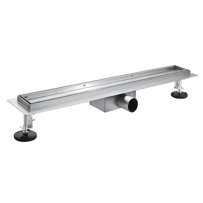 Adema Ralo douchegoot - 100cm - tegelrooster - vloerflens - RVS