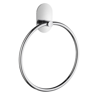 Smedbo Beslagsboden Handdoekhouder - 16.8x16.8cm - zelfklevend - RVS Gepolijst Edelstaal