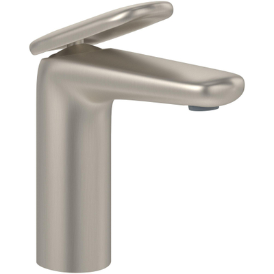 Villeroy & Boch Antao Eengreeps wastafelkraan - met Push-Open afvoergarnituur - Matt Brushed Nickel (RVS)