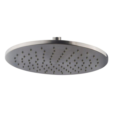 Wiesbaden Caral doucheset - 2 functies - handdouche 3 standen - hoofddouche 25cm - met garnituur - gunmetal