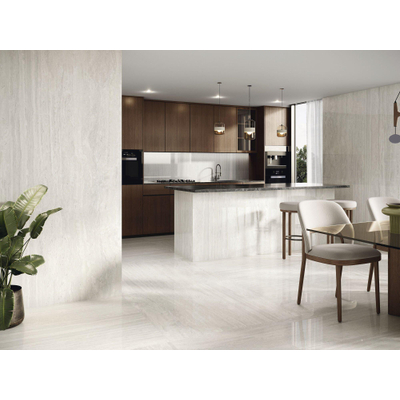 Baldocer Ceramica Venice Vloer- en wandtegel - 120x120cm - gerectificeerd - gepolijst Wit