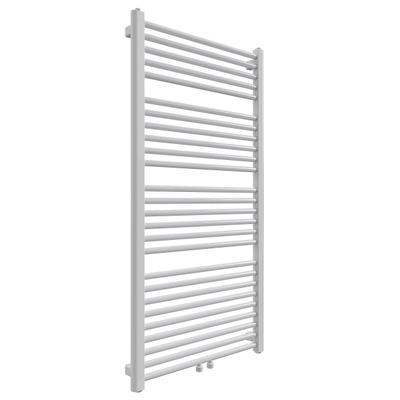 Royal Plaza Sorbus R handdoekradiator - 40x120cm - 438watt - middenaansluiting - glans wit