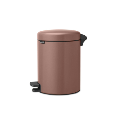Brabantia NewIcon Pedaalemmer - 5 liter - kunststof binnenemmer - satin taupe
