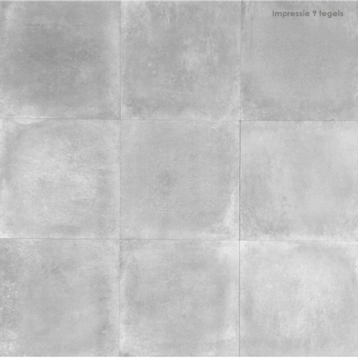 Cerpa Cerámica Vloer- en wandtegel Limburg Gris 58.5x58.5cm Gerectificeerd Betonlook Mat Grijs 1.71M²- OUTLET UDEN