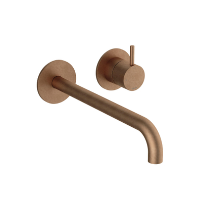 Hotbath Cobber Afbouwdeel - voor wastafelkraan - 25cm uitloop - Living colours - Verouderd Messing