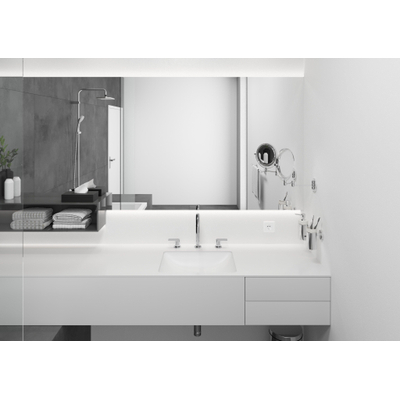 Hansgrohe Vernis wastafelkraan met waste chroom