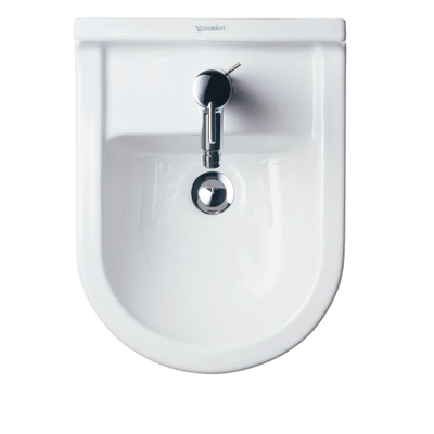 Duravit Starck 3 wandbidet Compact 36x475cm met verdekte bevestiging wit