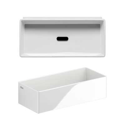 Clou New Flush fontein 38x18cm zonder kranenbank keramiek glanzend wit