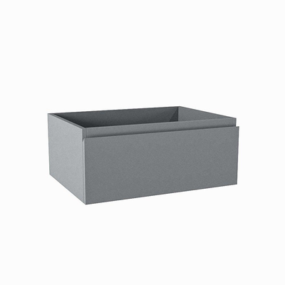 Mondiaz FOGE wastafelonderkast - 60x45x25cm - 1 lade - softclose - Plata