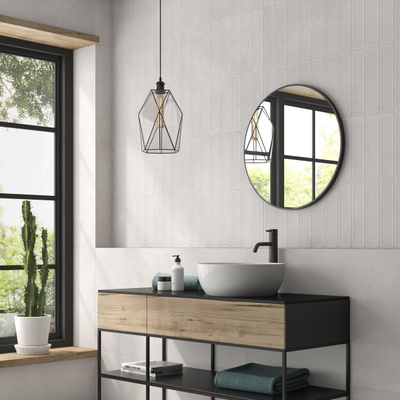 Prissmacer Cerámica Beton Cire Bercy Vloer- en wandtegel - 60x120cm - gerectificeerd - mat Wit