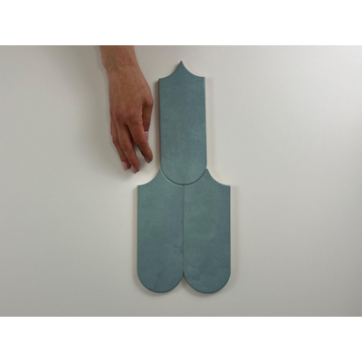 Cifre Ceramica Alure wandtegel - 8x21.5cm - Aqua mat (blauw)