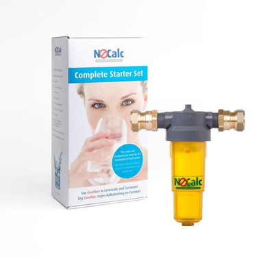 NoCalc combicompact waterontharder systeem starterset met aansluiting recht OUTLETSTORE