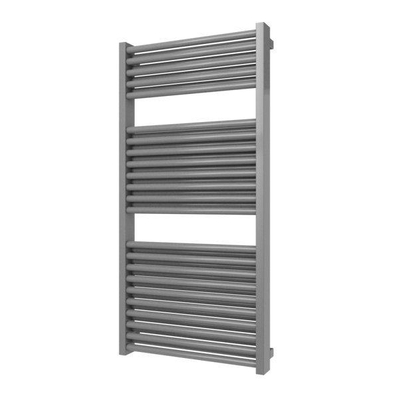 Plieger Imola designradiator horizontaal 1230x600mm 943W zilver metallic