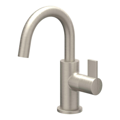 IVY Pact Fonteinkraan - opbouw - middelhoog - draaibare uitloop - Geborsteld nickel PVD