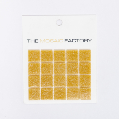 SAMPLE The Mosaic Factory Amsterdam mozaïektegel 2x2x0.4cm voor wand en vloer voor binnen en buiten vierkant Glas Ultra Licht Bruin