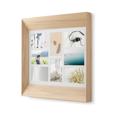 Umbra Lookout fotolijst 6x50x50cm wand Paulownia hout naturel