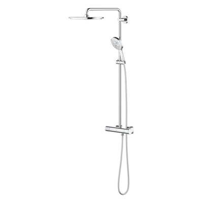 GROHE Rainshower SmartActive Regendoucheset Opbouw - douchekraan - hoofddouche 31cm - handdouche rond - chroom