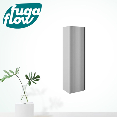 FugaFlow Eccelente Arredo Hoge Kast - 120x34.5x27.5cm - 1 deur - mat greige (grijs) - MDF