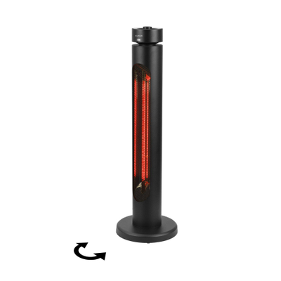 Eurom Golden terrasverwarmer - 85cm - 2000W - zwart