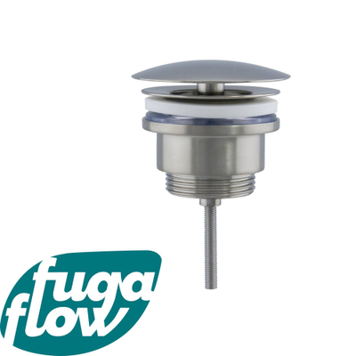 FugaFlow Eccelente Sobrado Badkamer afvoerplug always open PVD Geborsteld RVS