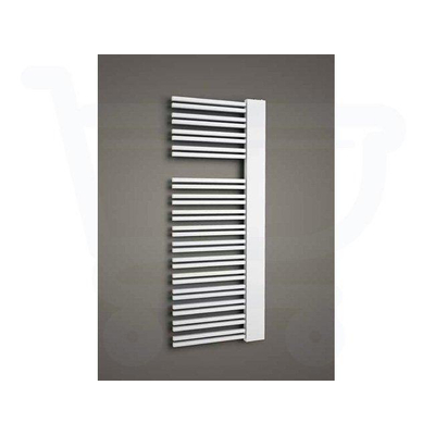 Plieger Frente Sinistra designradiator met horizontale buis links 1210x600mm 690W parelgrijs (pearl grey)