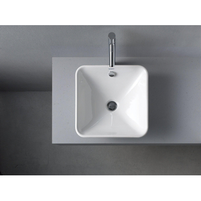 Duravit Bacino waskom vierkant 42x42cm wit