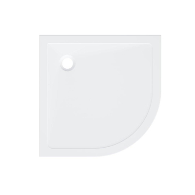 ZEZA Selva Douchebak - 100x100x4cm - kwartrond - acryl - glans wit