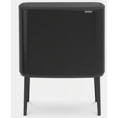 Brabantia Bo Touch Bin Afvalemmer - 36 liter - kunststof binnenemmer - matt black