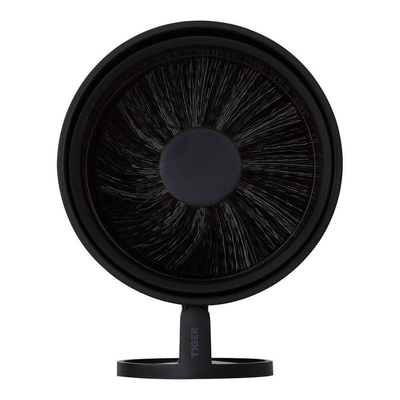 Tiger Tune Toiletborstel met houder Zwart metaal geborsteld / Zwart 9.6x38.2x12.1cm