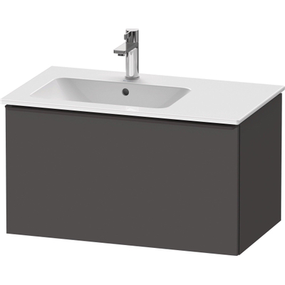 Duravit D-Neo wastafelonderkast 81x44x46.2cm 1 lade Grafiet Mat