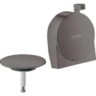 Hansgrohe Exafill Exafill S afbouwdeel v. badafvoer-, overloop- en vulcombinatie brushed black chroom