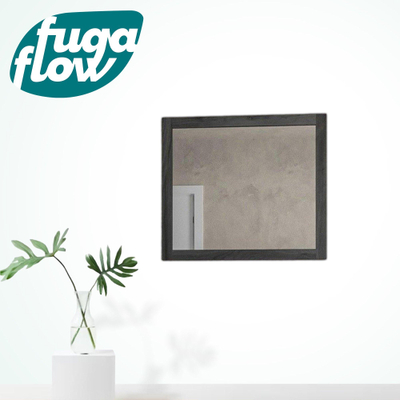 FugaFlow Eccelente Arredo spiegel badkamerspiegel - 80x70cm - zwartbruin