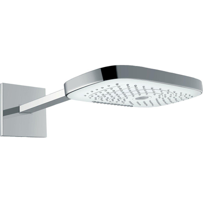 Hansgrohe Raindance select afdekset hoofddouche 39 met douchearm wit chroom